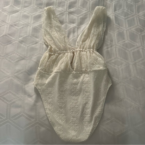 Shelly Lace-Up One-Piece Swimsuit | JONATHAN SIMKHAI - Picture 5 of 6